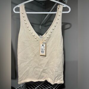 Adorable knit tank top. NWT